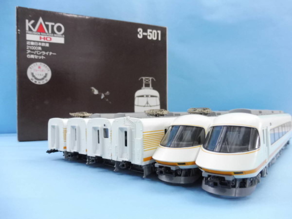 買い手KATO　3-501　HOゲージ　近畿日本鉄道　21000系　アーバンライナー　6両セット 私鉄電車