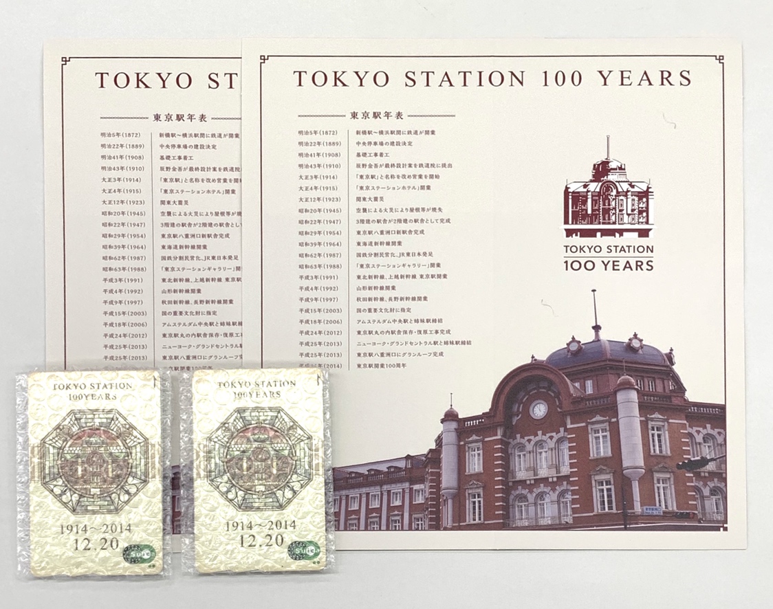 贈る結婚祝い 東京駅開業100周年記念Suica 限定 鉄道