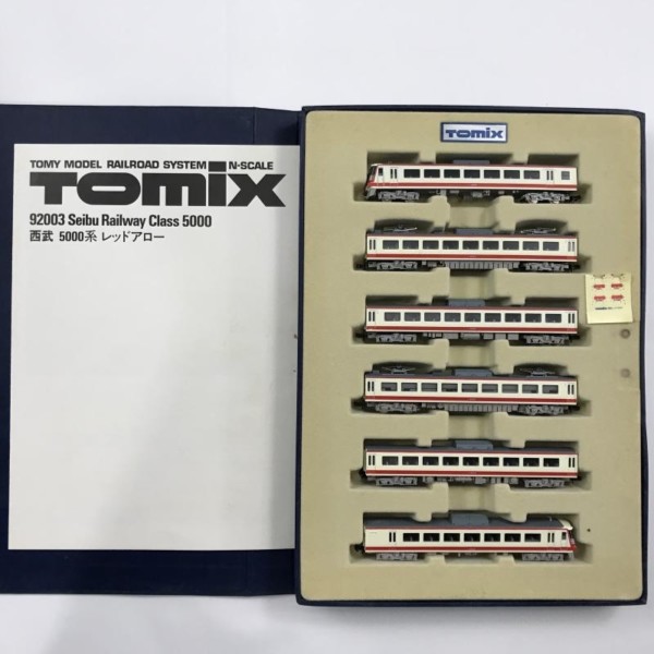 直売特価鉄道模型 Nゲージ TOMIX トミックス 92003 西武 5000系 レッドアロー 6両セット 説明書 シール付 私鉄車輌