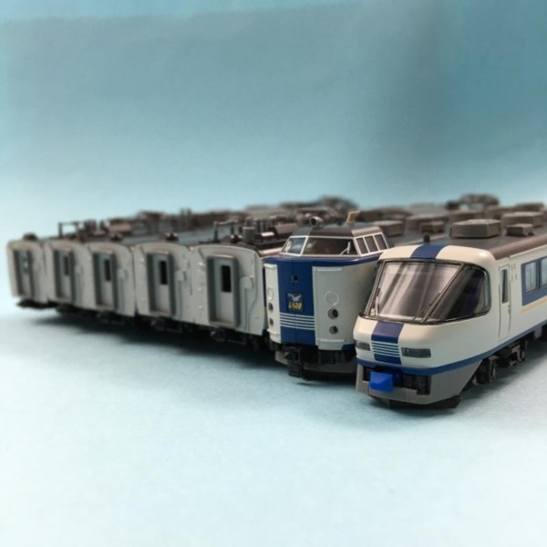 Nゲージ TOMIX 98650 JR 485系特急電車（しらさぎ・新塗装）セットA ７ ...